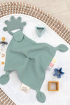 Silicone Muslin Comfort Teether - Sage: Sage