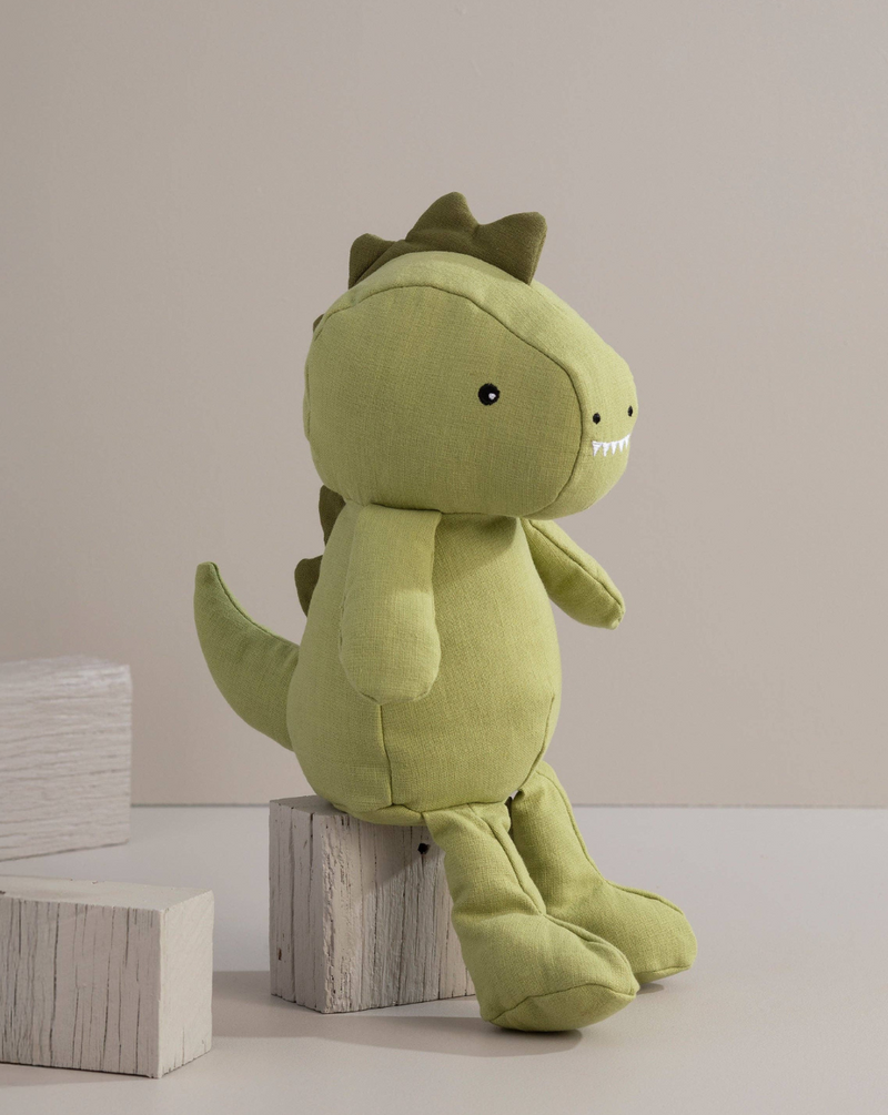 Linen Animal - Dennis the Dinosaur - Large