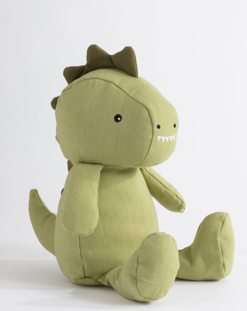 Linen Animal - Dennis the Dinosaur - Large