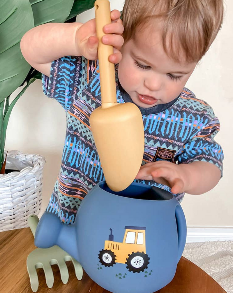 My First Gardening Set - Blue Tractor