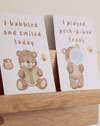 Milestone cards - Cuddly Bear