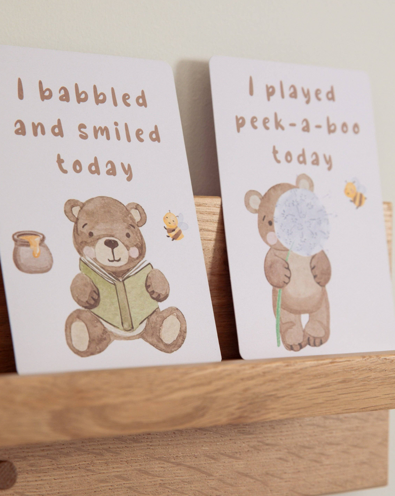 Milestone cards - Cuddly Bear