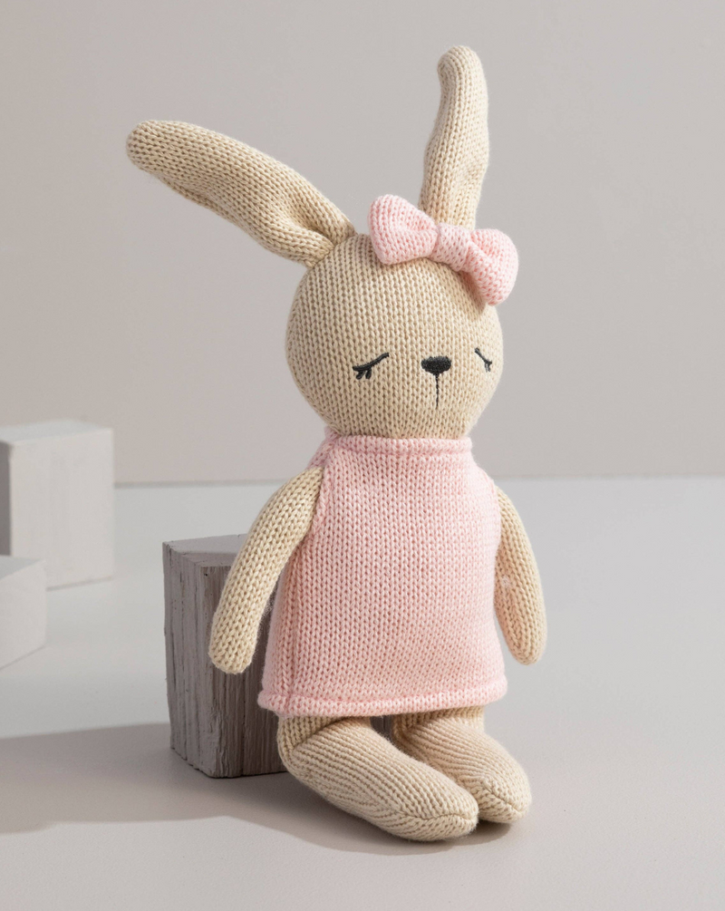 Knitted Animal Toy- Bella the Bunny