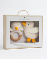 Teething Ring & Dummy Chain Gift Set - Goosey Goosey