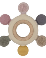Multi-Surface Teething Wheel - Rose