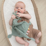 Silicone Muslin Comfort Teether - Sage: Sage