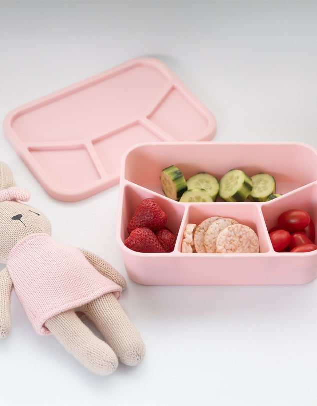 Silicone Lunch Box- Small- Light Pink