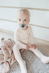 L'ovedbaby | Organic Zipper Jumpsuit - Blush