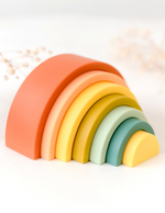 OB Designs | Silicone Rainbow Stacker | Cherry