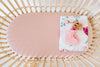 Snuggle Hunny Kids | Lullaby Pink | Bassinet Sheet / Change Pad Cover