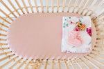 Snuggle Hunny Kids | Lullaby Pink | Bassinet Sheet / Change Pad Cover