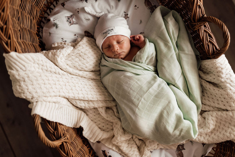 Snuggle Hunny Kids | Honeydew | Organic Muslin Wrap