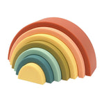 OB Designs | Silicone Rainbow Stacker | Cherry