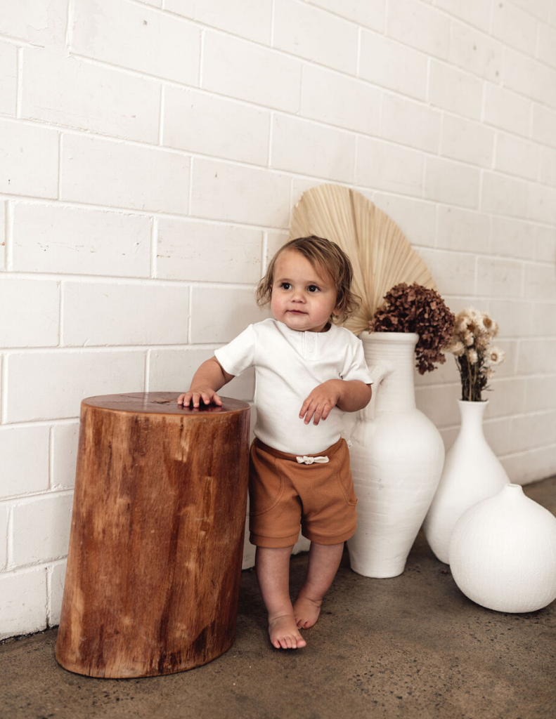 Snuggle Hunny Kids | Chestnut Shorts