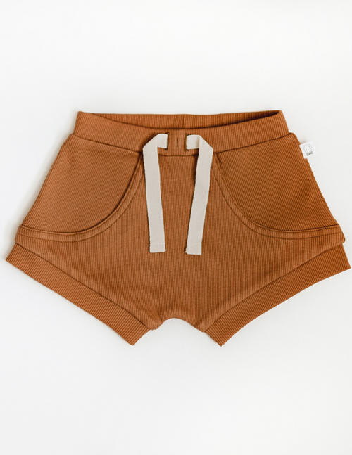 Snuggle Hunny Kids | Chestnut Shorts