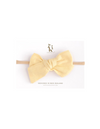 Karibou | Skylah Pinwheel Linen Bow - Lemon Meringue