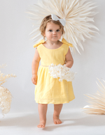 Karibou | Ava Muslin Dress - Lemon Meringue