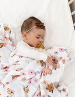 Snuggle Hunny Kids | Toffee Velvet Bow