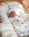 Snuggle Hunny Kids | Lemon I Snuggle Swaddle & Beanie Set