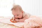 OB Designs | Cinnamon | Eco-Friendly Teether | Organic Beechwood Silicone Toy