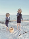 Purebaby | Long Sleeve Sunsuit French Navy