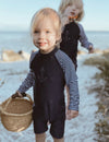 Purebaby | Long Sleeve Sunsuit French Navy