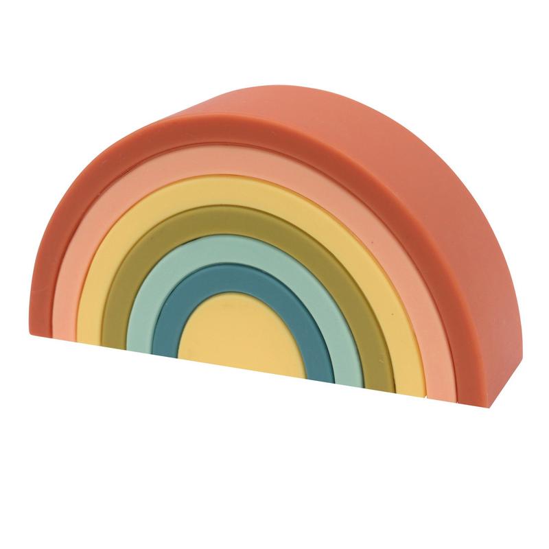 OB Designs | Silicone Rainbow Stacker | Cherry