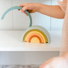OB Designs | Silicone Rainbow Stacker | Blueberry