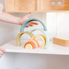 OB Designs | Silicone Rainbow Stacker | Blueberry