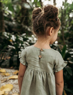 Karibou | Ella Linen Dress - Sage