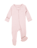 L'ovedbaby | Organic Zipper Jumpsuit - Blush