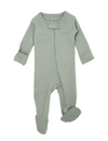 L'ovedbaby | Organic Zipper Jumpsuit - Seafoam