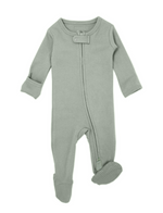 L'ovedbaby | Organic Zipper Jumpsuit - Seafoam