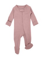 L'ovedbaby | Organic Zipper Jumpsuit - Mauve