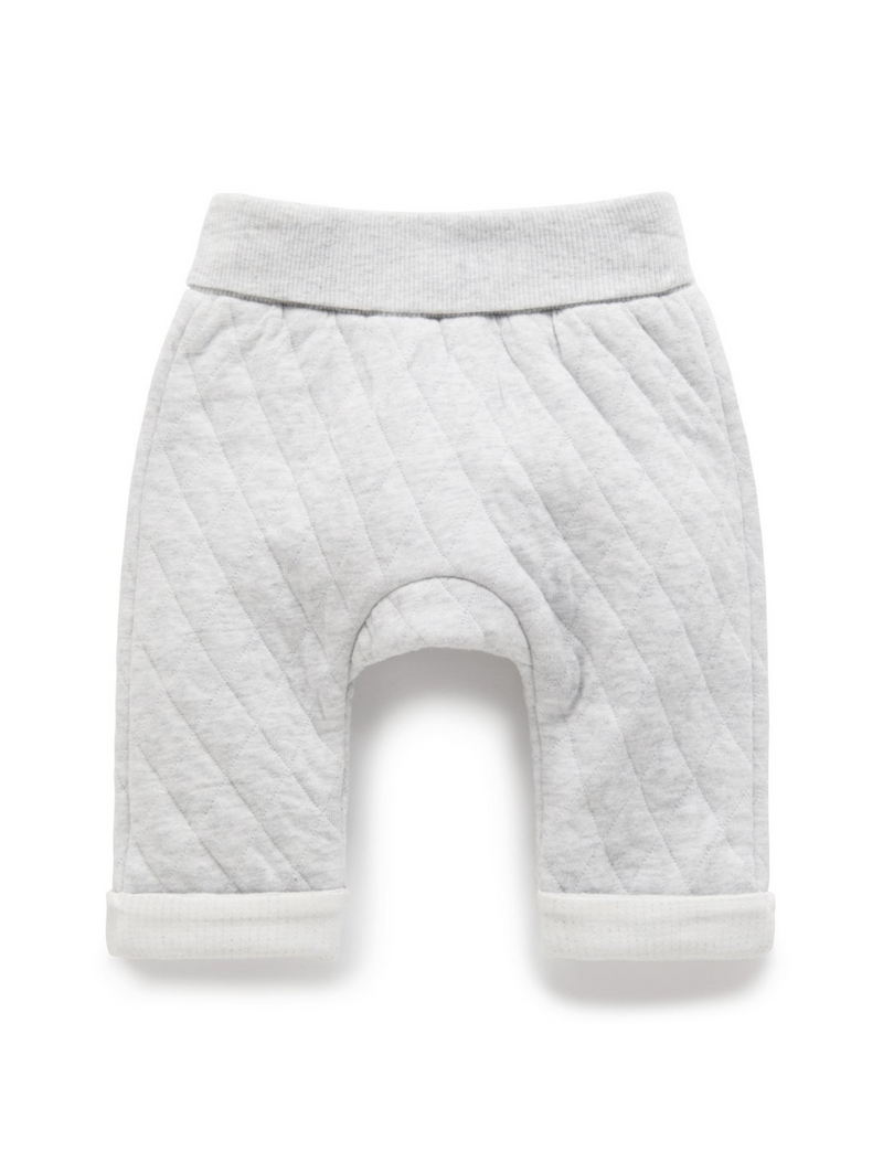 Purebaby | Quilted Pants Grey