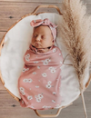 Snuggle Hunny Kids | Daisy | Snuggle Swaddle & Topknot Set