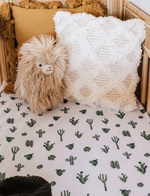 Snuggle Hunny Kids |  Cactus | Fitted Cot Sheet