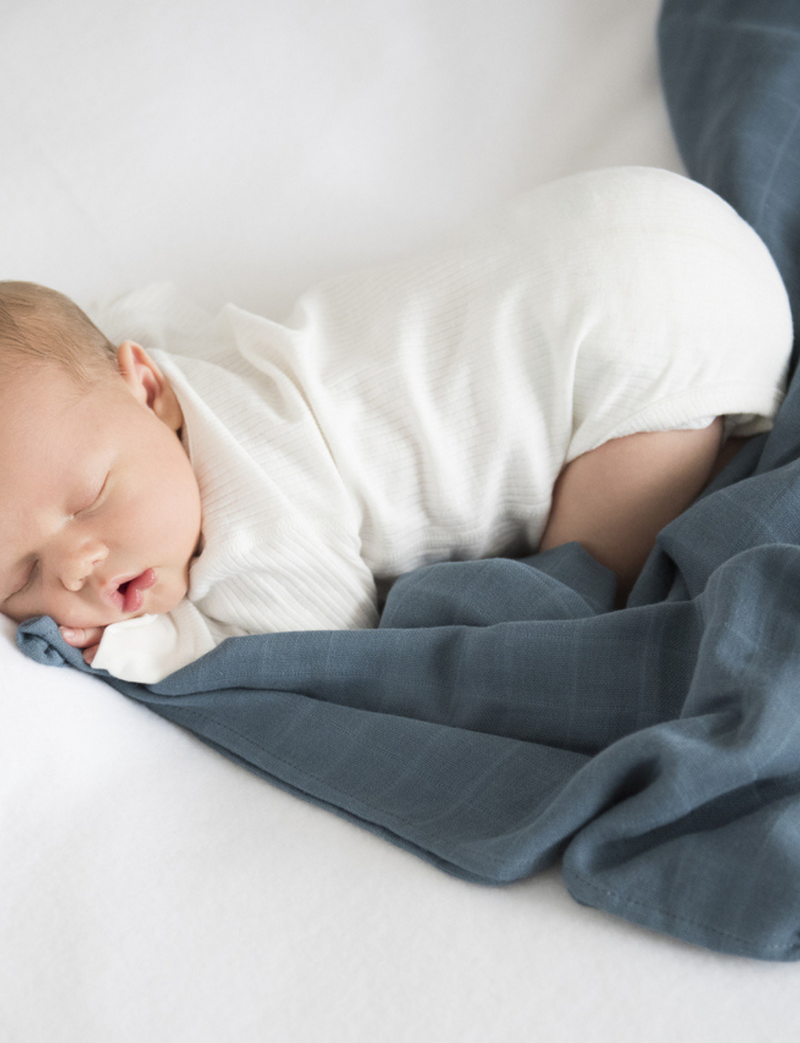 Snuggle Hunny Kids | Azure I Organic Muslin Wrap