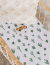 Snuggle Hunny Kids | Cactus | Bassinet Sheet / Change Pad Cover