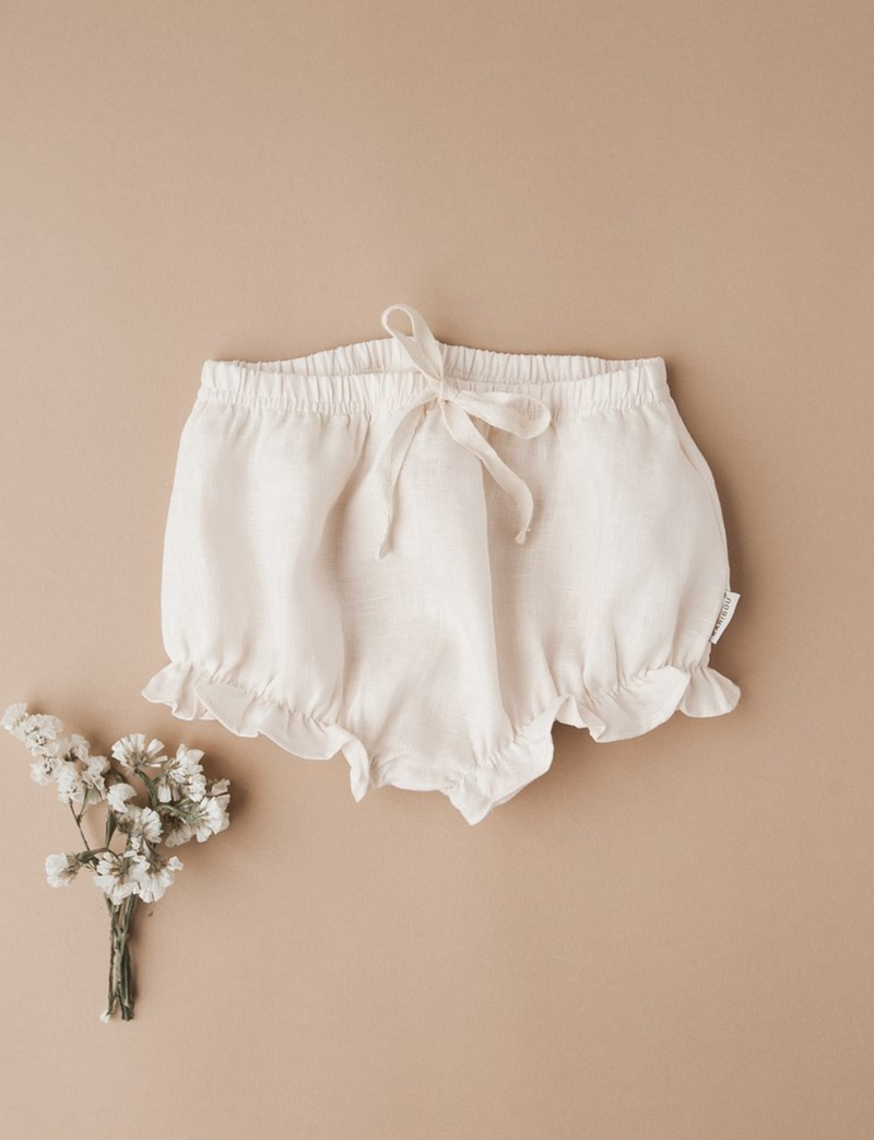 Karibou | Ella Linen Bloomers - Cream