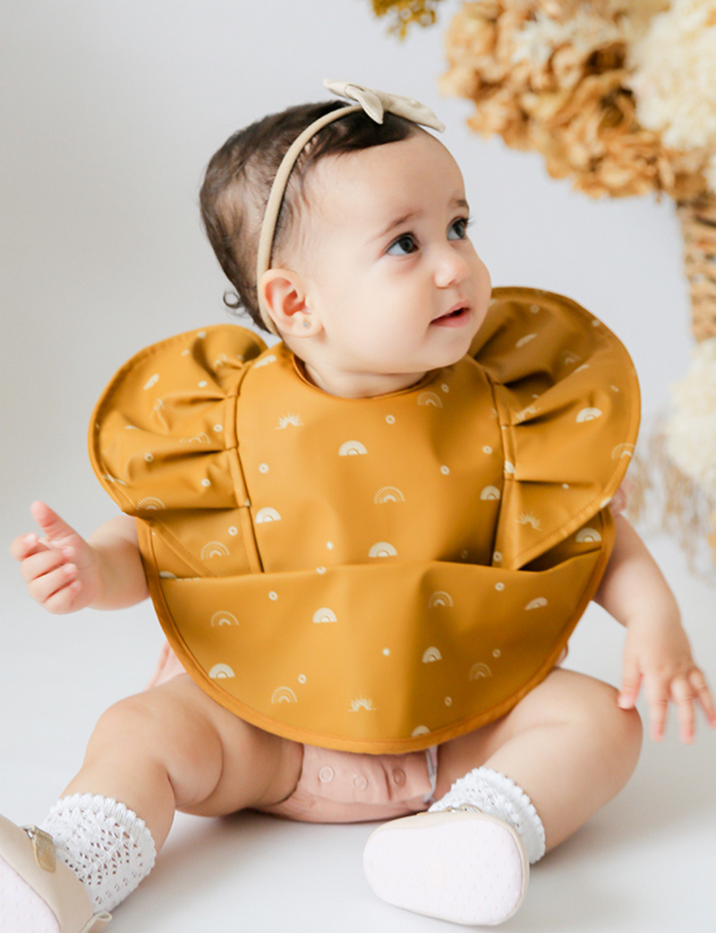 Snuggle Hunny Kids | Sunrise Frill | Snuggle Bib Waterproof