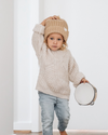 L + L The Label | Kids Knit Beanie - Oatmeal