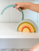 OB Designs | Silicone Rainbow Stacker | Blueberry