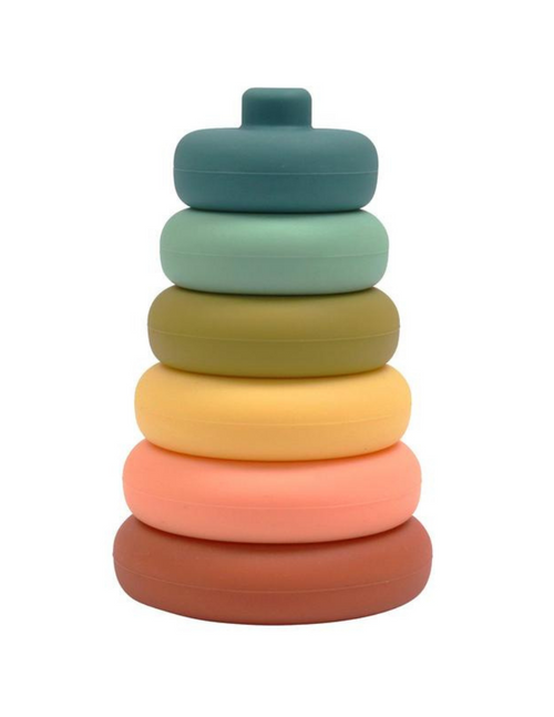 OB Designs | Silicone Stacker Tower | Blueberry