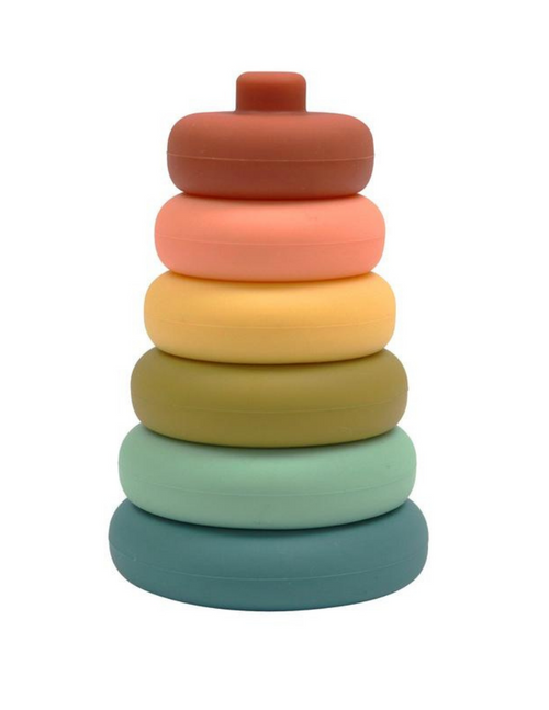 OB Designs | Silicone Stacker Tower | Cherry