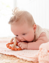 OB Designs | Cinnamon | Eco-Friendly Teether | Organic Beechwood Silicone Toy