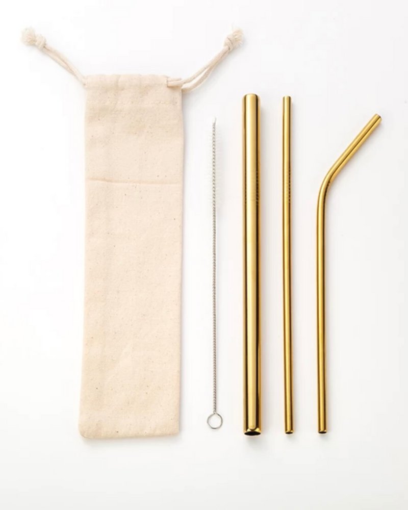 L + L The Label | Stainless Straw Set