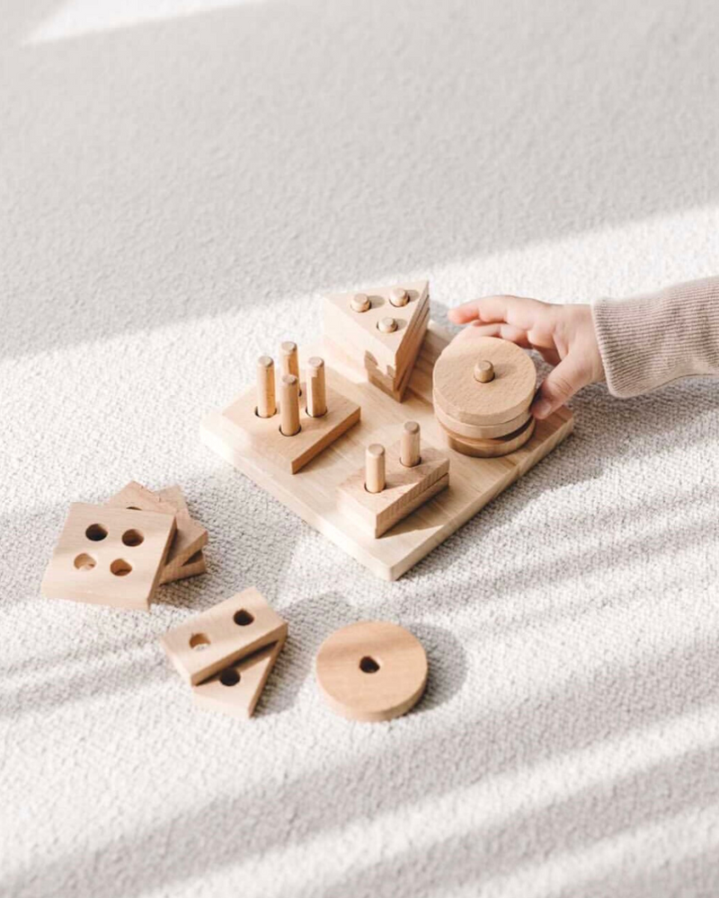 L + L The Label | Eco Wooden Shape Sorter