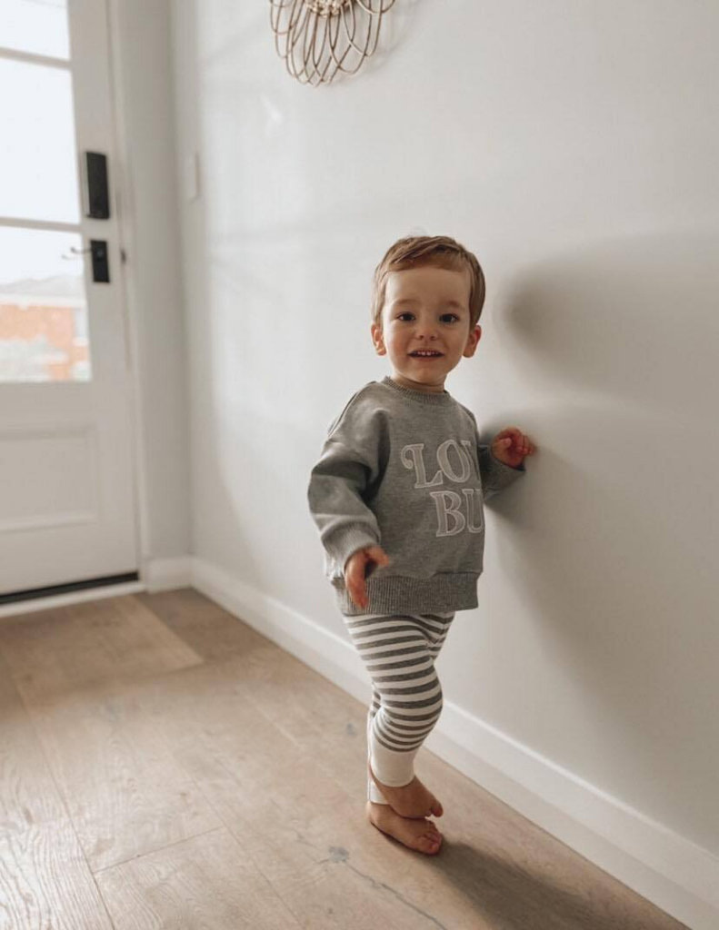 Bencer & Hazelnut | LOVE BUG JUMPER GREY MARLE