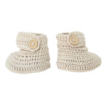 OB Designs | Vanilla | Crochet Bonnet & Bootie Set | Handmade